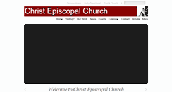 Desktop Screenshot of christepiscopalchurch.com